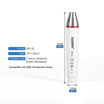 AZDENT Dental LED Ultrasonic Scaler Piezo Handpiece HW-5L Upgraded - azdentall.com