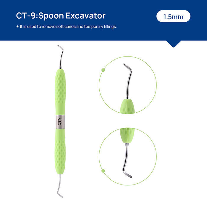 Dental Restoration Instruments Enamel Chisel Set 6 Models - azdentall.com