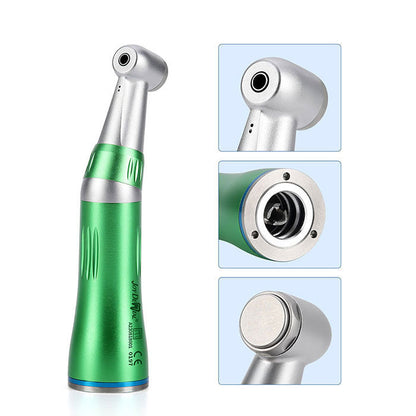 Dental Inner Water Low Speed Handpiece Contra Angle/ Air Motor/ Straight Handpiece Color Green 4 Hole - azdentall.com