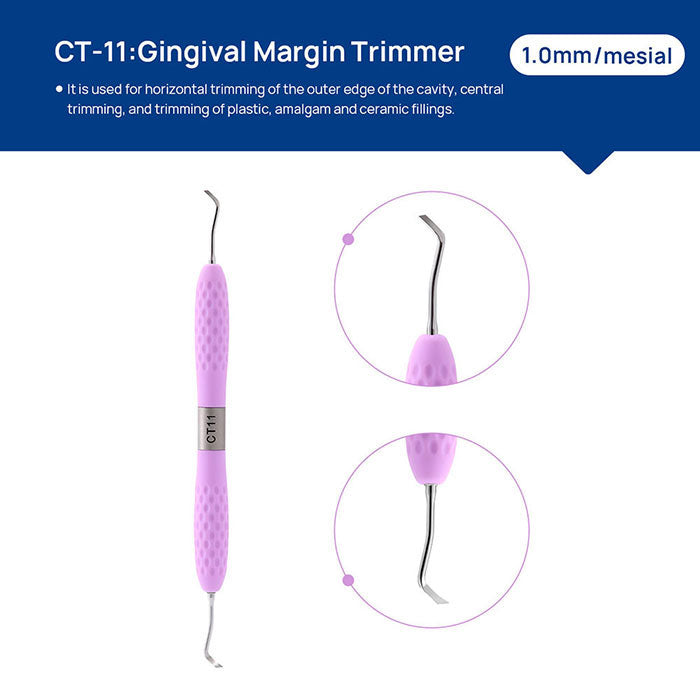 Dental Restoration Instruments Enamel Chisel Set 6 Models - azdentall.com