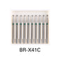 Dental Diamond Burs Drills Ball Round FG 1.6mm for High Speed Handpiece 10pcs/Pk