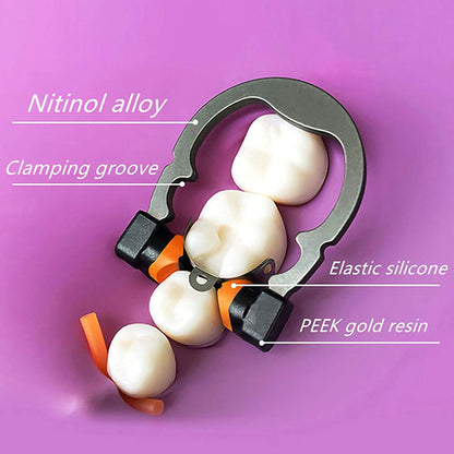 Dental Sectional Matrix System Nickel Titanium Matrices Clamp Clip Ring Small/Medium - azdentall.com