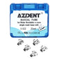 AZDENT Dental Orthodontic Buccal Tube 1st Molar Bondable Split Non-Convertible Roth 0.022 20Sets/Box - azdentall.com