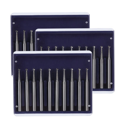 Dental FG #1 Round Carbide Bur 10pcs/Box -azdentall.com