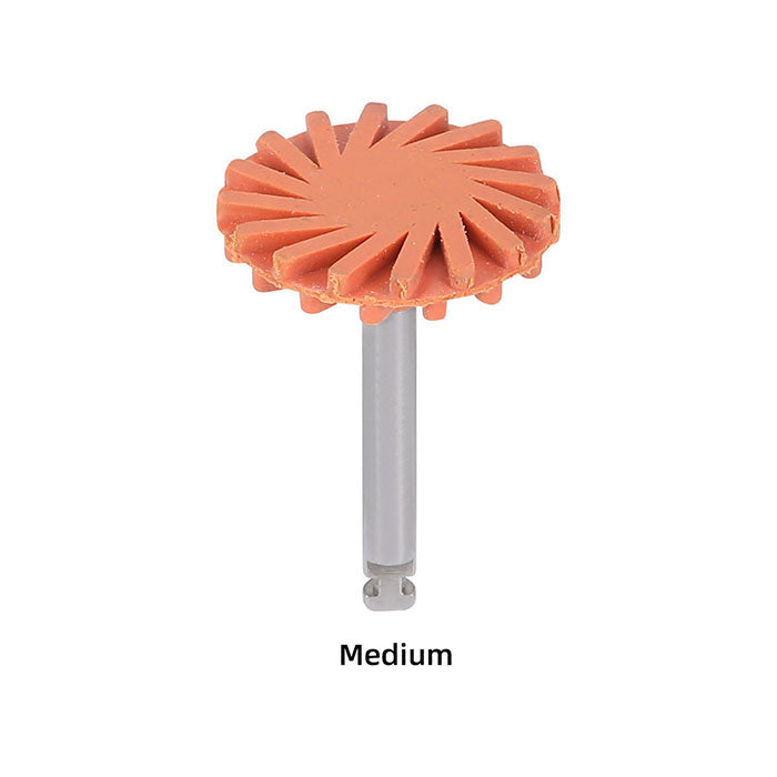 Dental Composite Polishing Wheel Rubber Polisher Medium 1pc/Bag - azdentall.com