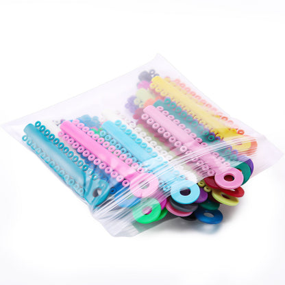 AZDENT Orthodontic Ligature Ties Multi-Color & Clear Color 1014pcs/pack - azdentall.com