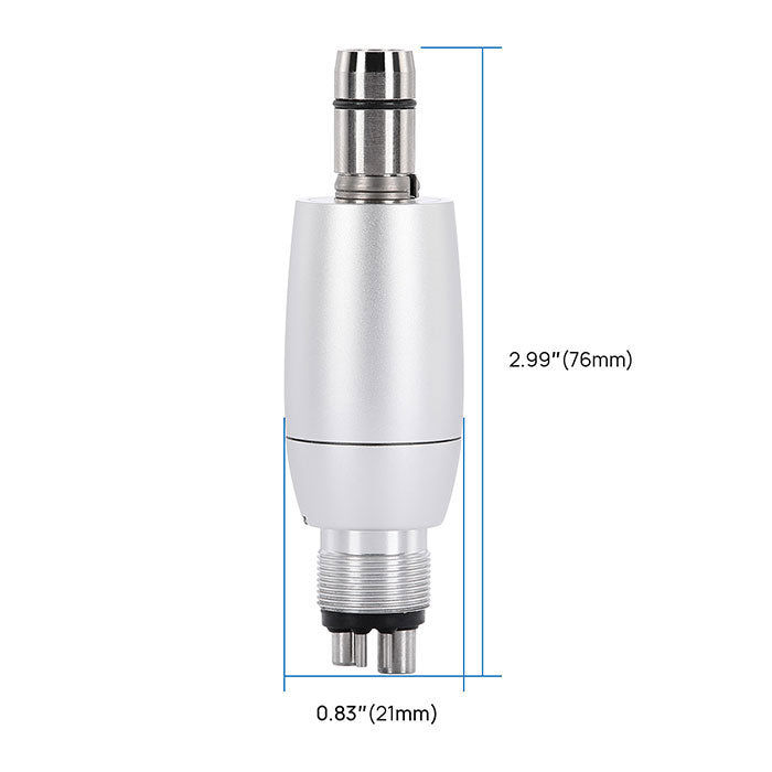 Dental Hygiene Prophy Handpiece Air Motor 4 Holes With 4:1 Reduction 360° Swivel - azdentall.com