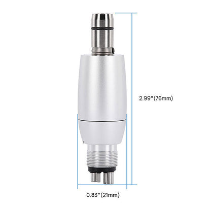 Dental Hygiene Prophy Handpiece Air Motor 4 Holes With 4:1 Reduction 360° Swivel - azdentall.com