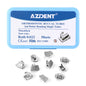 AZDENT Dental Orthodontic Buccal Tube 2nd Molar Bondable Monoblock Non-Convertible Roth 0.022 Laser Mark 50Sets/Box - azdentall.com