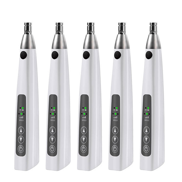 Dental Cordless Hygiene Prophy Handpiece 3 Speed Settings Prophy Angle 360° Rotating - azdentall.com