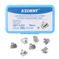 AZDENT Dental Orthodontic Buccal Tube 2nd Molar Bondable Monoblock Non-Convertible MBT 0.022 Laser Mark 50Sets/Box(200pcs) - azdentall.com