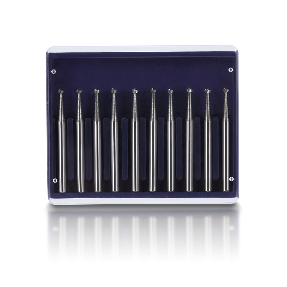 Dental FG #2 Round Carbide Bur 10pcs/Box-azdentall.com