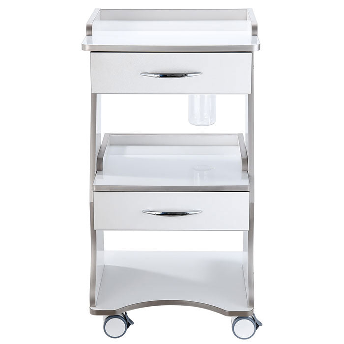 AZDENT Dental Mobile Cart Metal Built-in Socket With Auto-water Bottle Supply System - azdentall.com