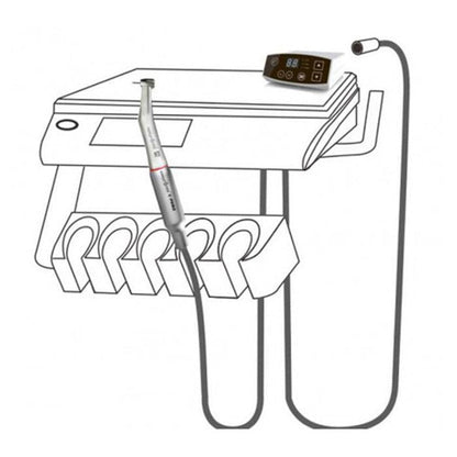 Dental LED Brushless Micro Motor+1:5 LED Increasing Contra Angle Handpiece - azdentall.com