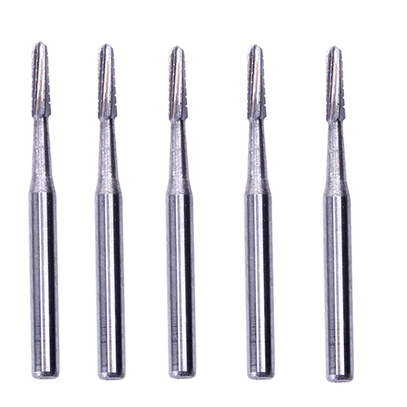 Dental Carbide Bur FG #1557 Straight Round End Crosscut Fissure 10pcs/Box-azdentall.com