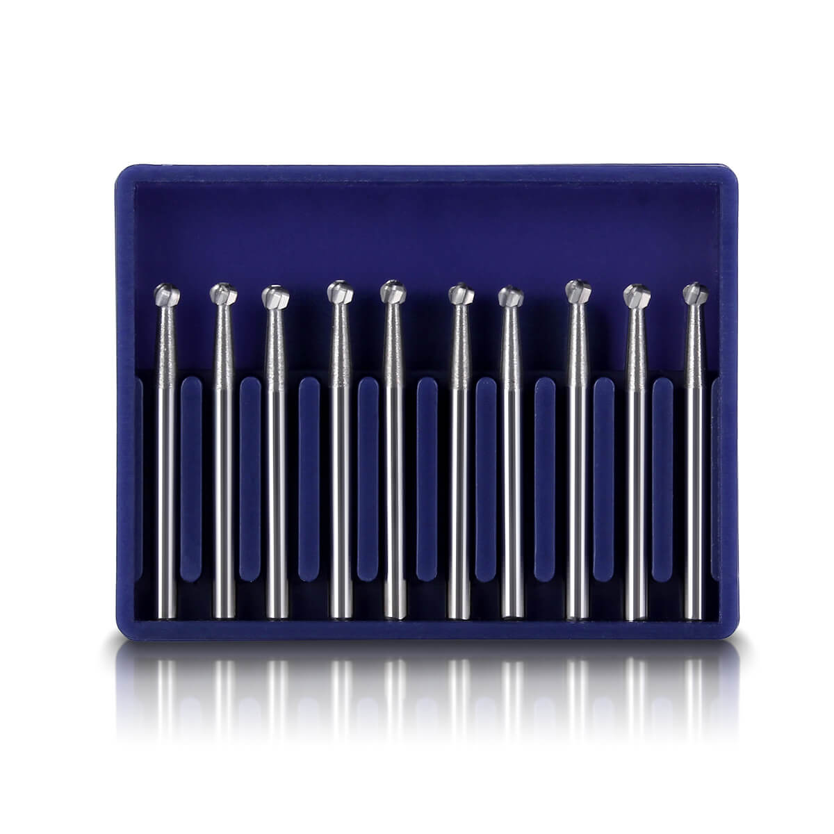 Dental FG #5 Round Carbide Bur 10pcs/Box-azdentall.com