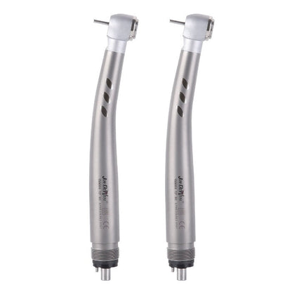 Dental E-generator LED High Speed Handpiece Ceramic Push Button 2/4 Hole Four Water Spray