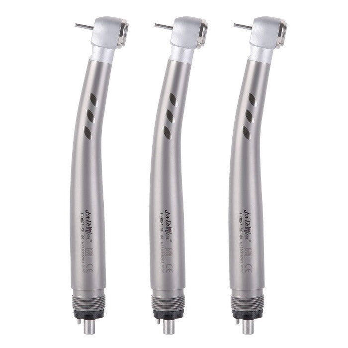 Dental E-generator LED High Speed Handpiece Ceramic Push Button 2/4 Hole Four Water Spray