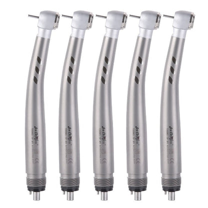 Dental E-generator LED High Speed Handpiece Ceramic Push Button 2/4 Hole Four Water Spray