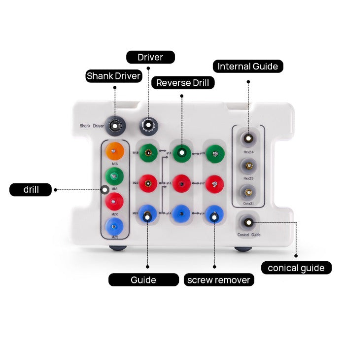 Universal Dental Implant Screw Removal Kit - AZDENT - azdentall.com