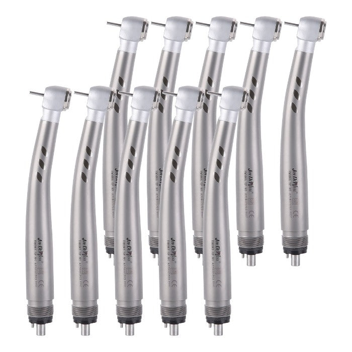 Dental E-generator LED High Speed Handpiece Ceramic Push Button 2/4 Hole Four Water Spray