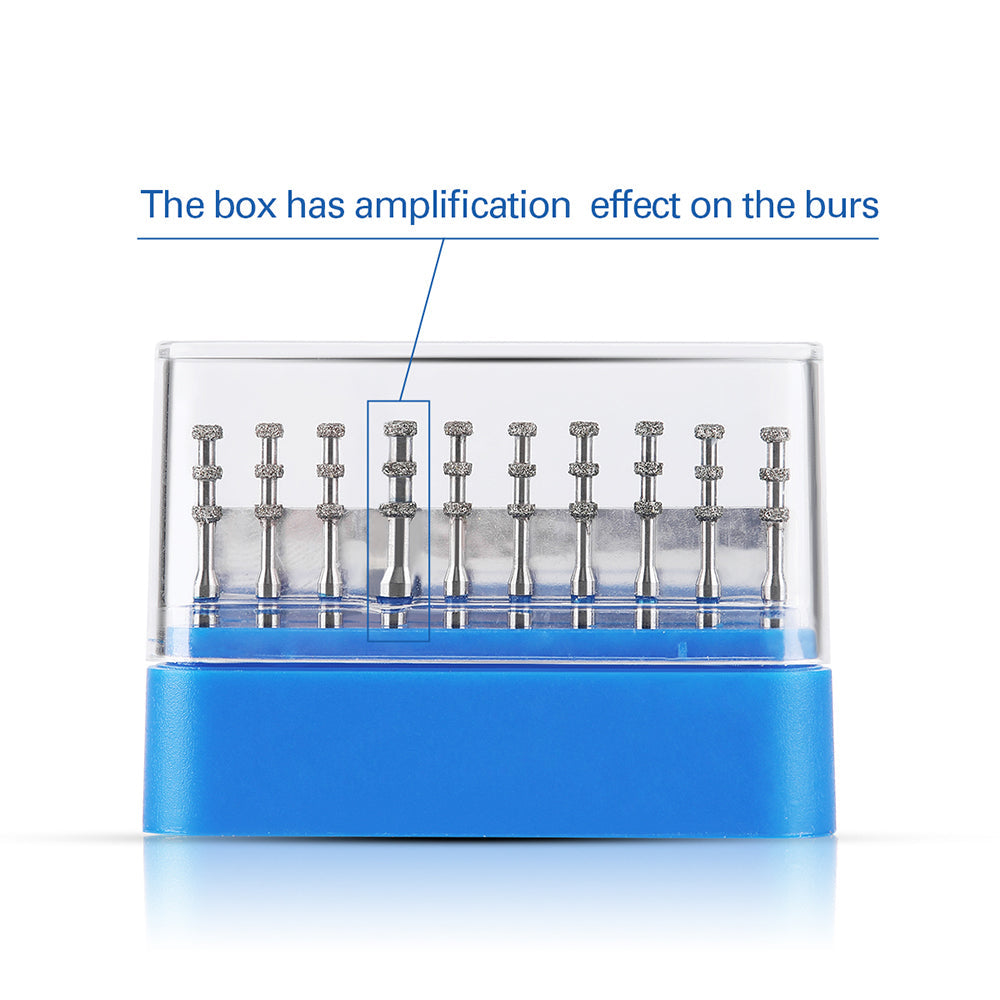 AZDENT Dental FG Diamond Burs VP-21 Depth Marking 10pcs/Box-azdentall.com