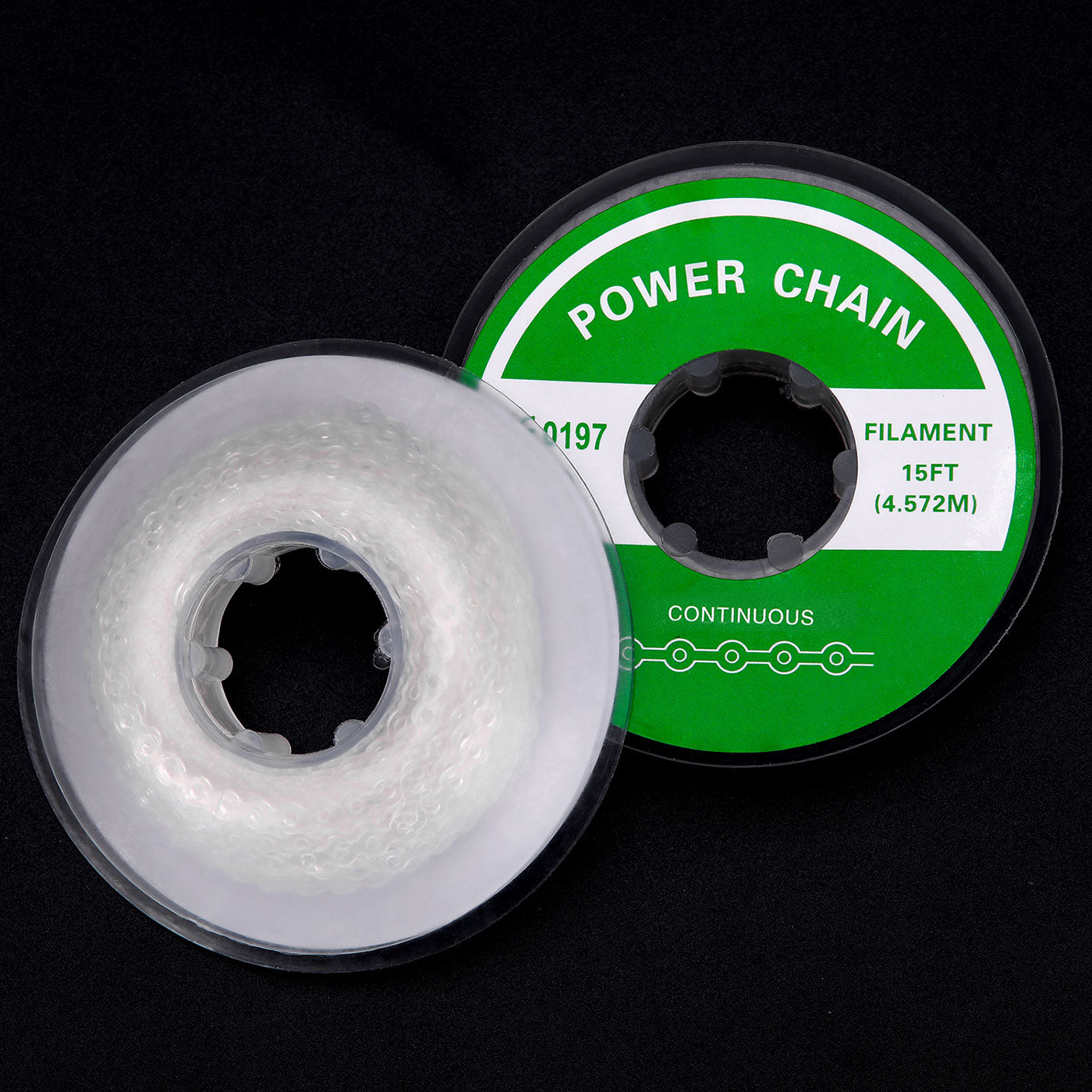 Dental Orthodontic Power Chain Continuous Clear  Color Long/Short/Continuous 15 ft/Roll - azdentall.com