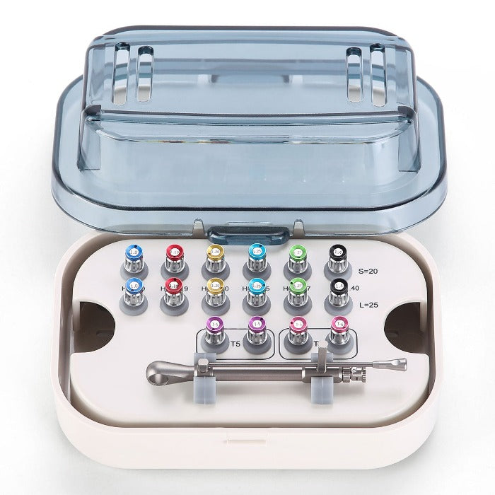 Driver Universal Instrument Dental Universal Implant Driver Kit 16pcs Drivers With Torque Wrench 1 ...