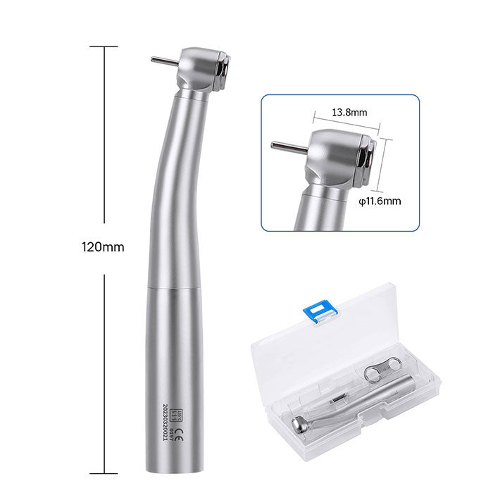 Dental LED Fiber Optic High Speed Handpiece Standard Head Push Button Three Water Spray - azdentall.com