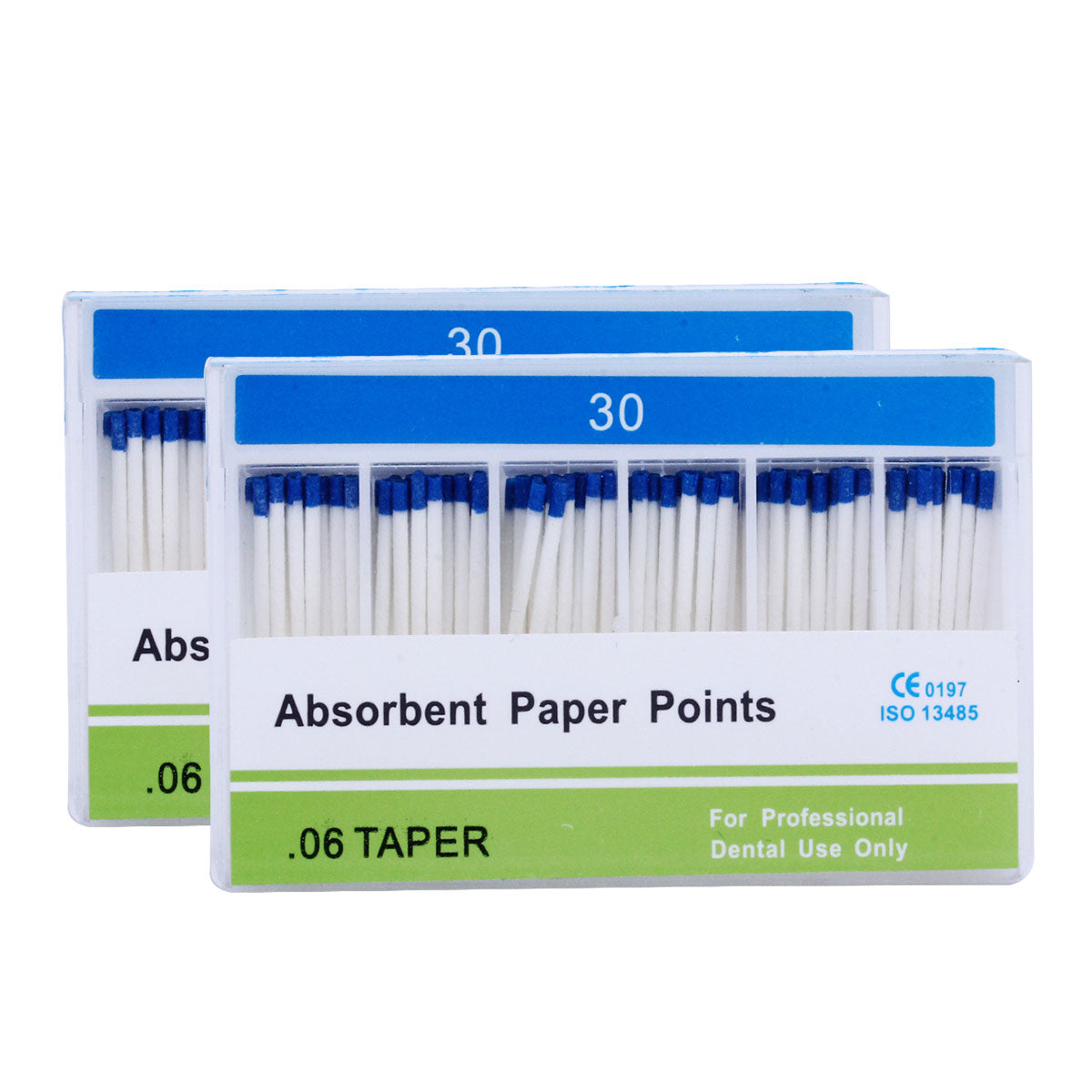 Absorbent Paper Points #15-40 Taper Size 0.06 Color Coded 7 Models 100/Box-azdentall.com