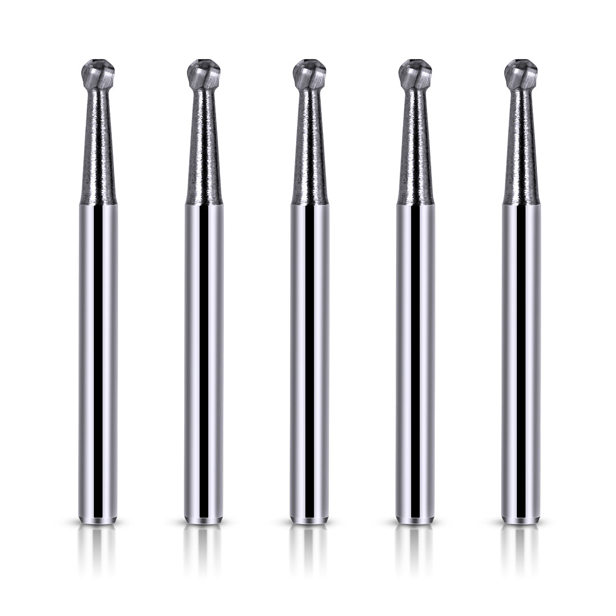 Dental FG #5 Round Carbide Bur 10pcs/Box-azdentall.com