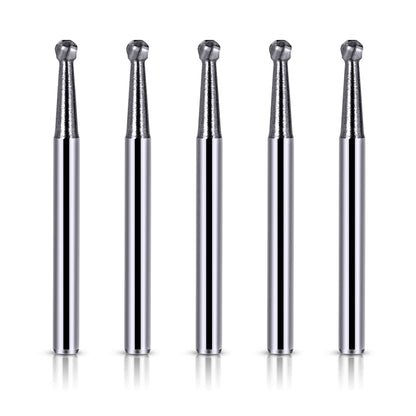 Dental FG #5 Round Carbide Bur 10pcs/Box-azdentall.com