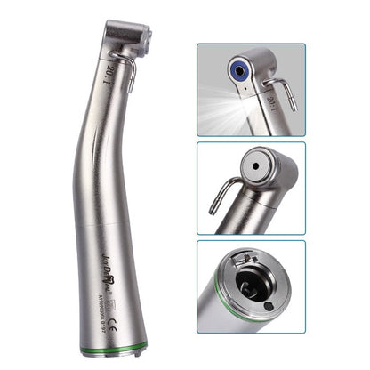 Dental 20:1 Fiber Optic Implant Contra Angle Handpiece LED Push Button