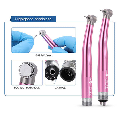 Dental Color High and Low Speed Handpiece Kit 2/4 Holes - azdentall.com