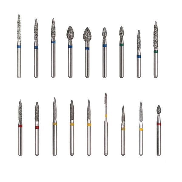 AZDENT Diamond Bur FG FO Series Full Size Flame 5pcs/Pack