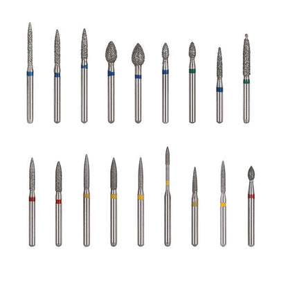 AZDENT Diamond Bur FG FO Series Full Size Flame 5pcs/Pack