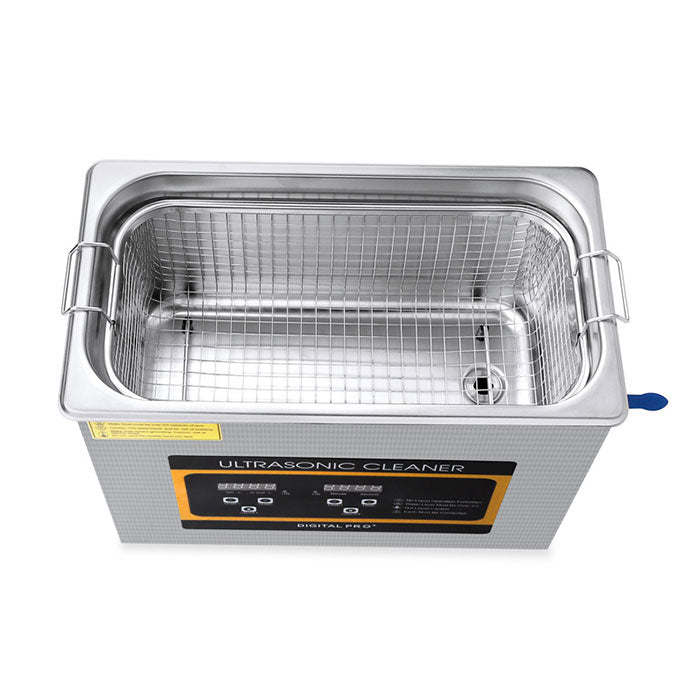 Digital 6.5L Ultrasonic Cleaner Stainless Steel with Heater and Timer - azdentall.com