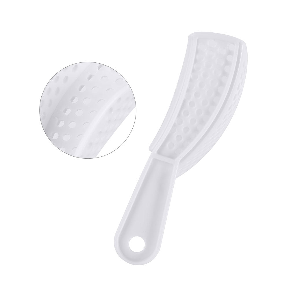 Dental Impression Trays Perforated Plastic Autoclave 5 Sizes Upper And Lower 2pcs/Pack