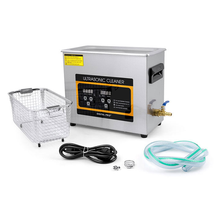 Digital 6.5L Ultrasonic Cleaner Stainless Steel with Heater and Timer - azdentall.com