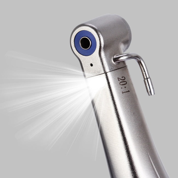 Dental 20:1 Fiber Optic Implant Contra Angle Handpiece LED Push Button