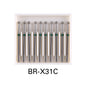 Dental Diamond Burs Drills Ball Round FG 1.6mm for High Speed Handpiece 10pcs/Pk-azdentall.com