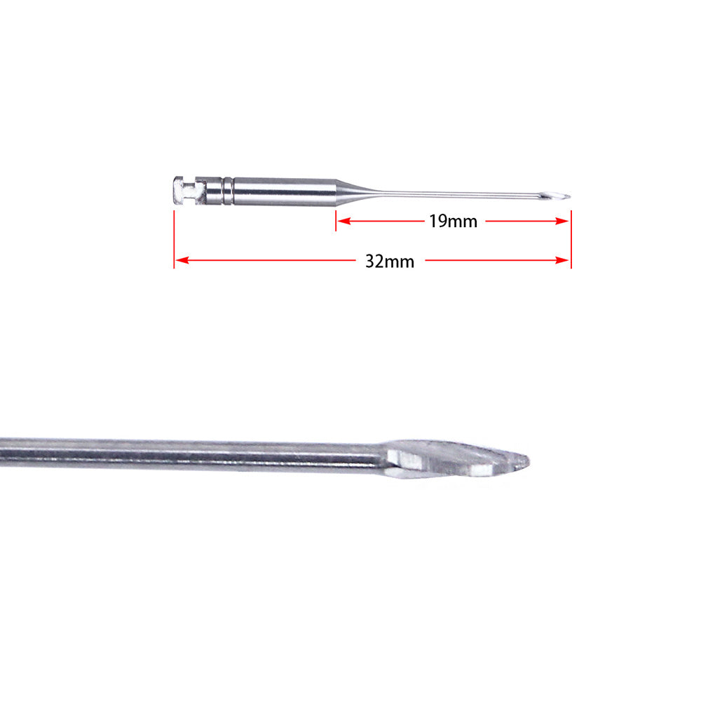 AZDENT Dental Engine Files Staniless Steel Gates Drill 32mm #2 6pcs/Box-azdentall.com