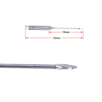 AZDENT Dental Engine Files Staniless Steel Gates Drill 32mm #2 6pcs/Box-azdentall.com