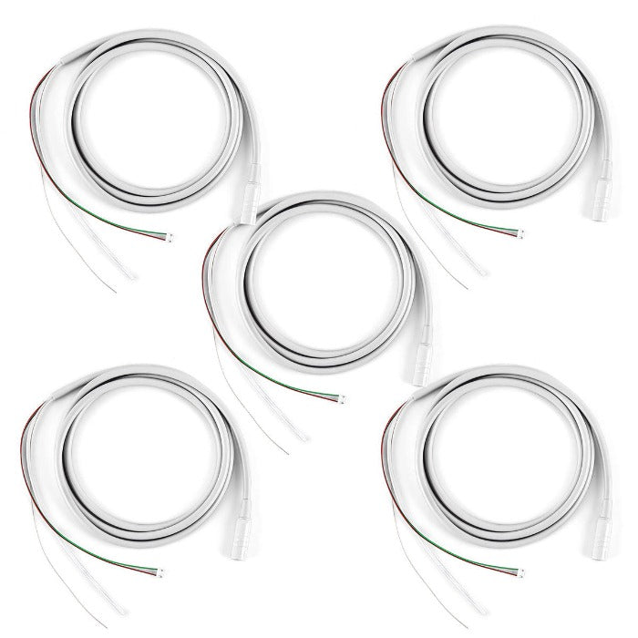 5pcs Dental Ultrasonic Scaler Cable Tube. Compatible with EMS & Woodpecker Ultrasonic Dental Scaler