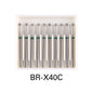 Dental Diamond Burs Drills Ball Round FG 1.6mm for High Speed Handpiece 10pcs/Pk