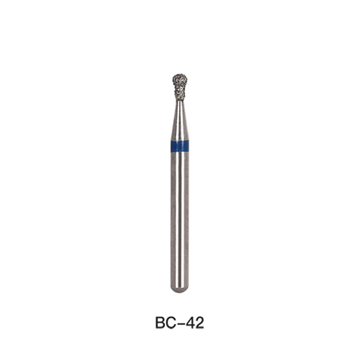 AZDENT Diamond Bur FG BC 42 Round With Collar 5pcs/Pack-azdentall.com