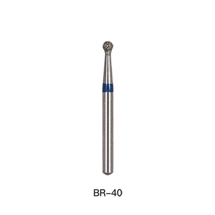 AZDENT Diamond Bur FG BR 40 Round 5pcs/Pack-azdentall.com