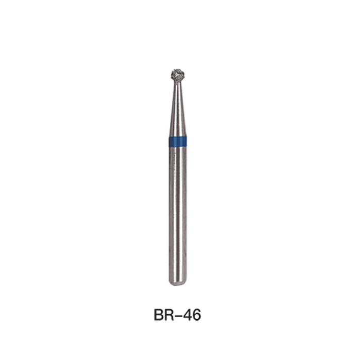 AZDENT Diamond Bur FG BR 46 Round 5pcs/Pack-azdentall.com