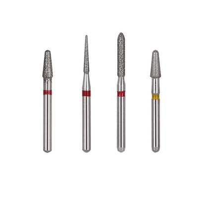 AZDENT Diamond Bur FG CR Series Full Size Round End Cone 5pcs/Pack