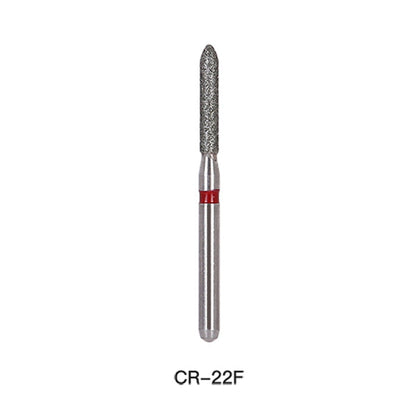 AZDENT Diamond Bur FG CR 22F Round End Cone 5pcs/Pack-azdentall.com